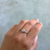 Art Deco Era Floral Solitaire Diamond Ring