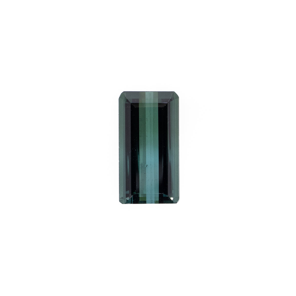 5.98ct Elongated Emerald Cut Indicolite Tourmaline