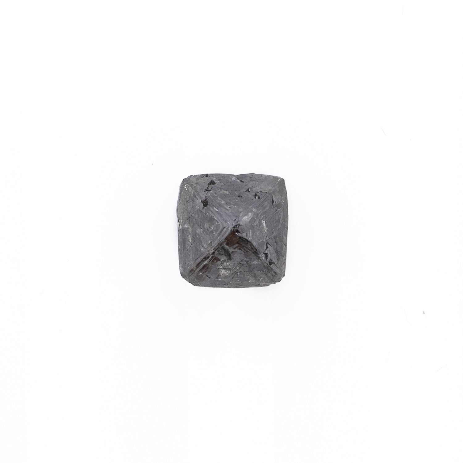3.24ct Natural Octahedral Grey Diamond