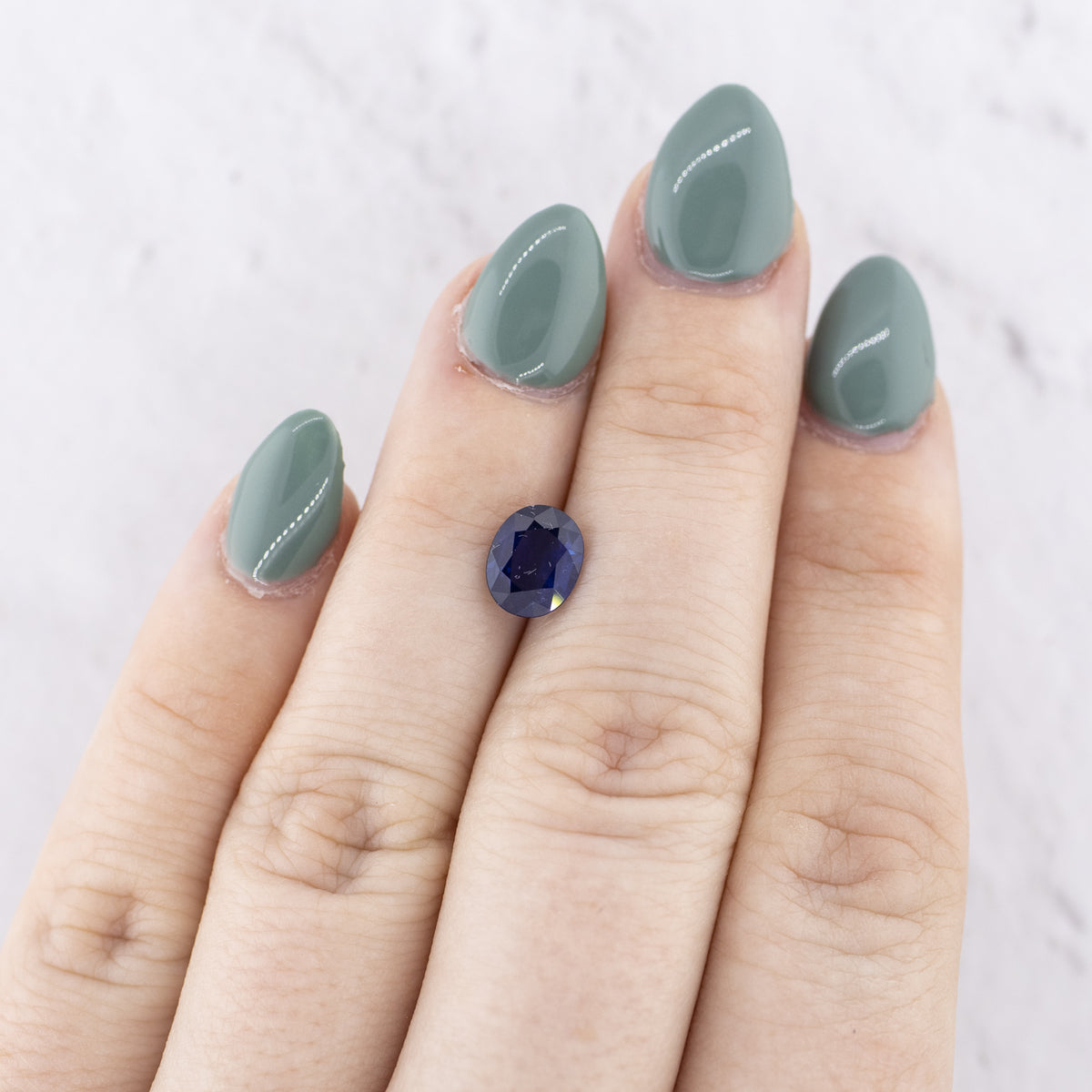1.51ct Oval Natural Blue Sapphire