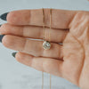 Round Brilliant Cut Diamond Solitaire Pendant Necklace