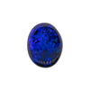 3.68ct Oval Purplish Blue Black Natural Cabochon Opal