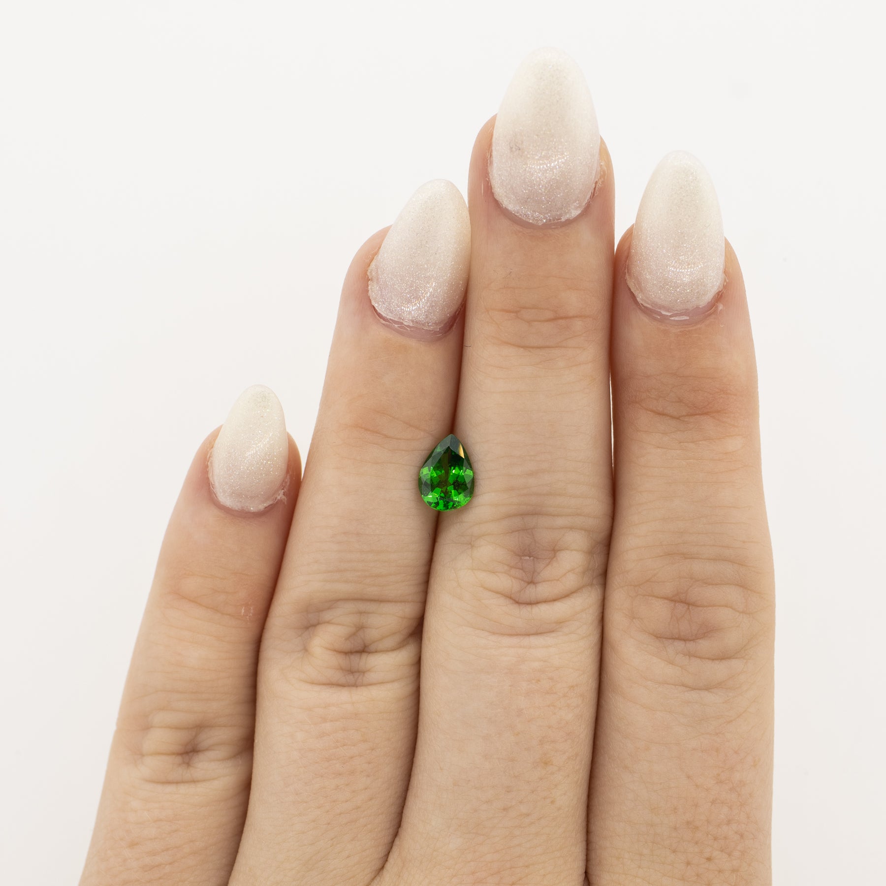 1.10ct Pear Shaped Natural Tsavorite Garnet