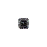 1.66ct Radiant Cut Natural Dark Teal-Purple-Grey Tanzanite