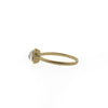 North/South Bezel Set Rainbow Moonstone Ring