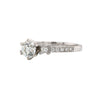 Round Brilliant Cut Diamond 18K White Gold Ring