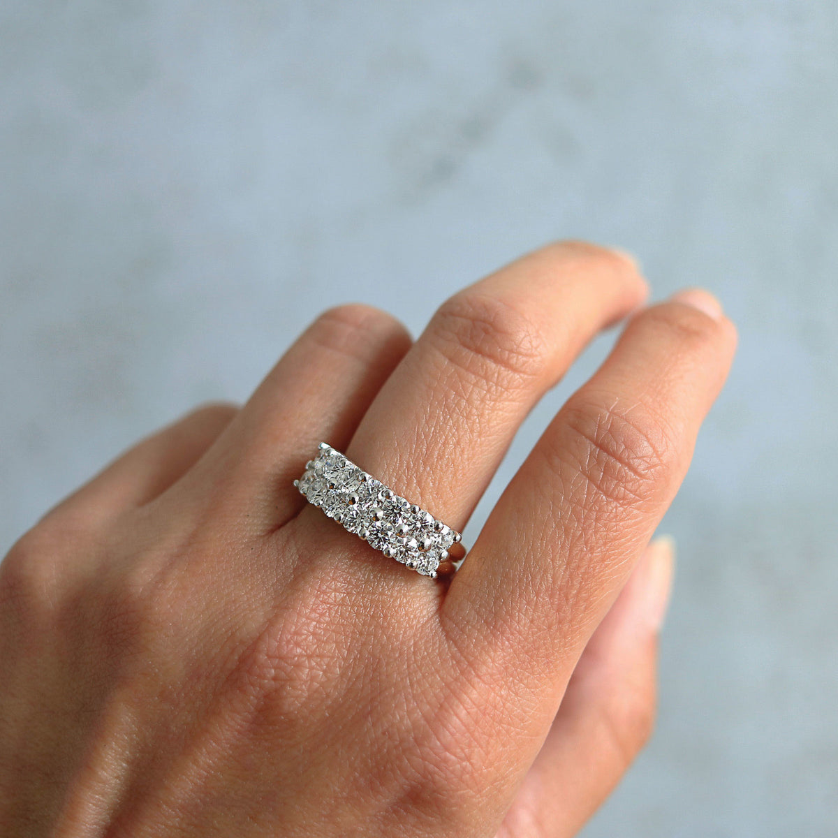 Mid-Century Two Carat Diamond Ring