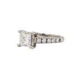 Princess Cut Diamond & Platinum Engagement Ring