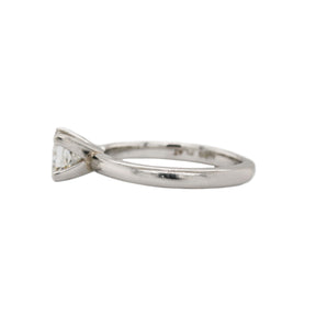 Princess Cut Diamond Platinum Solitaire Ring