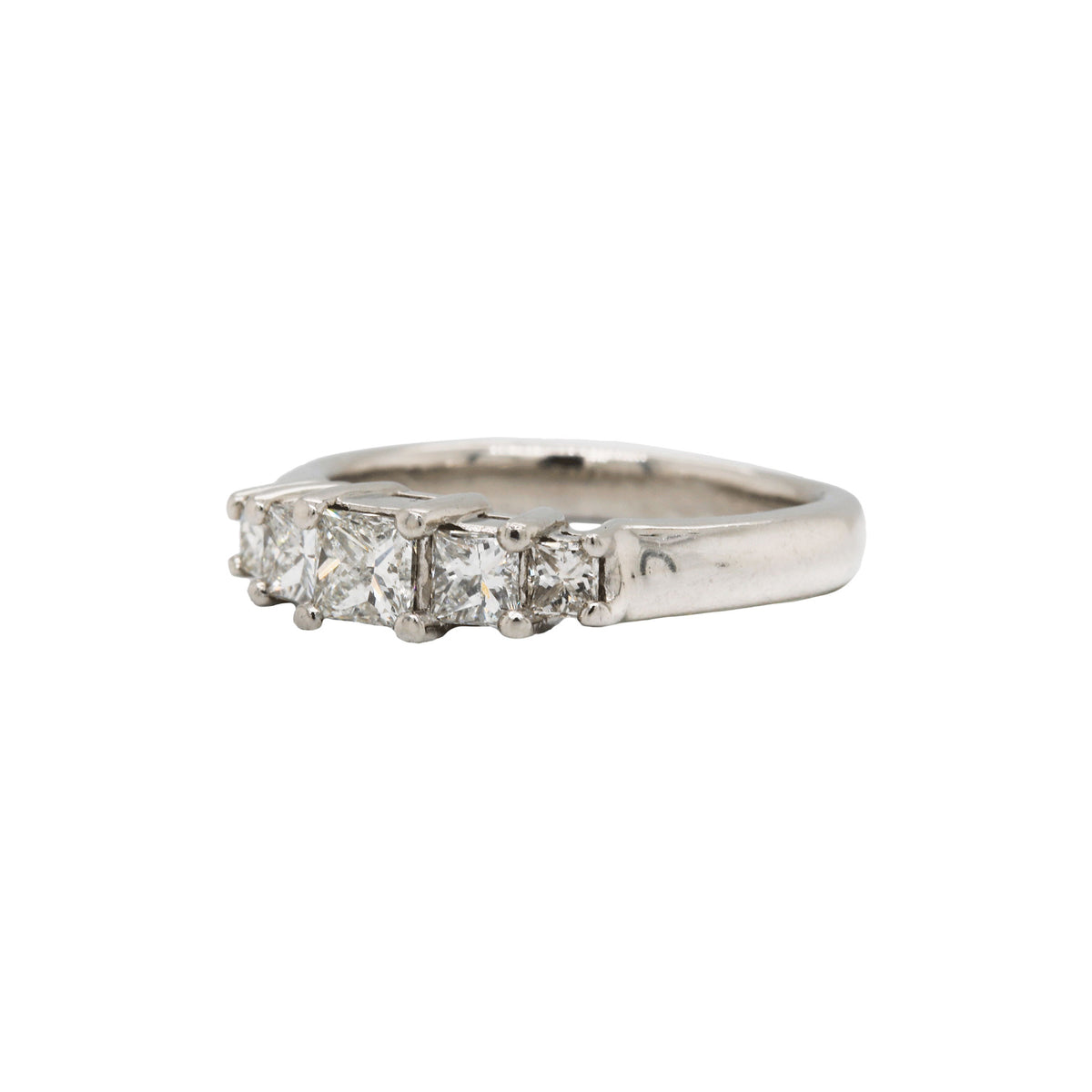 Princess Cut Five Stone Diamond Ring