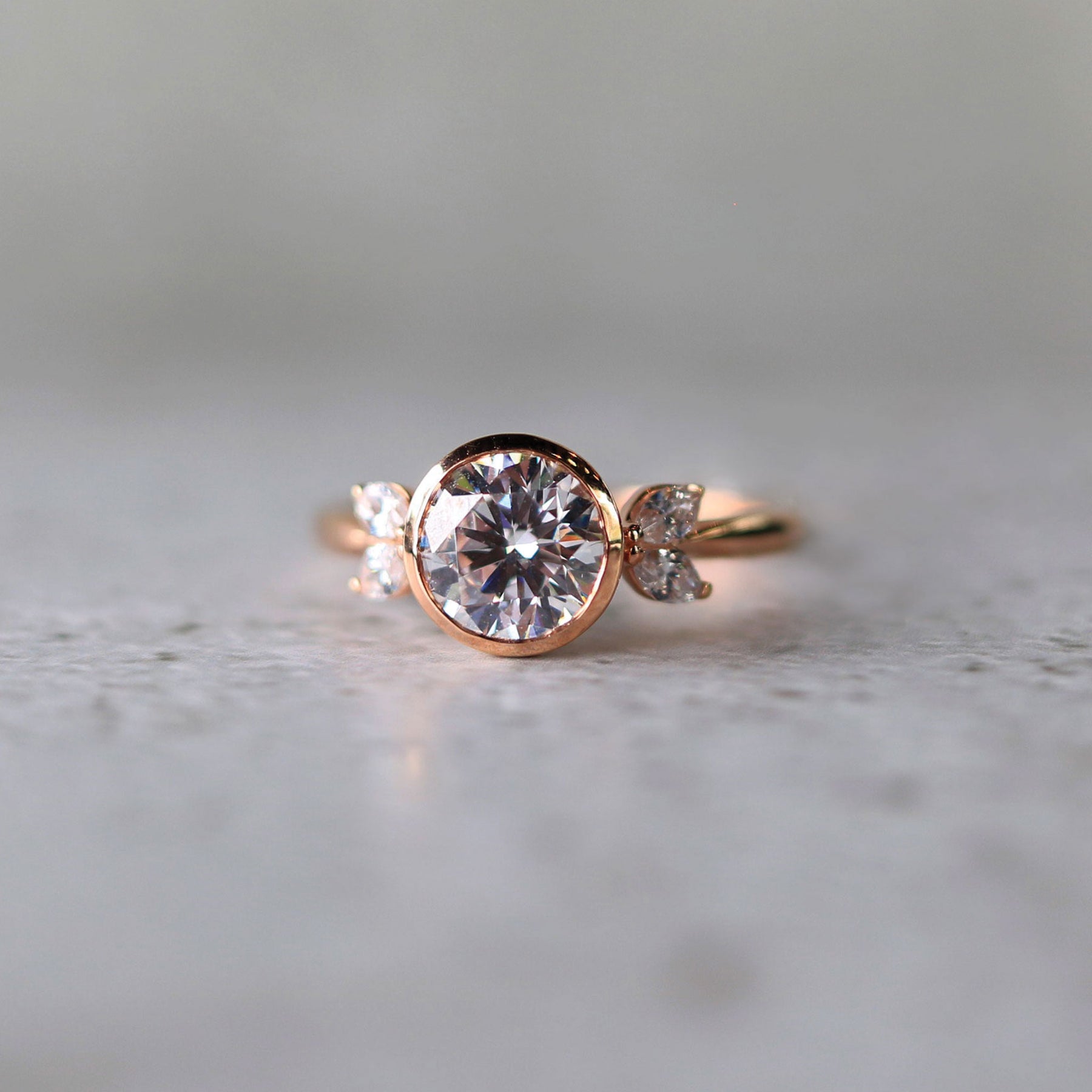 Isabel | Bezel Set Round Brilliant Diamond Engagement Ring – Matthews  Jewellers