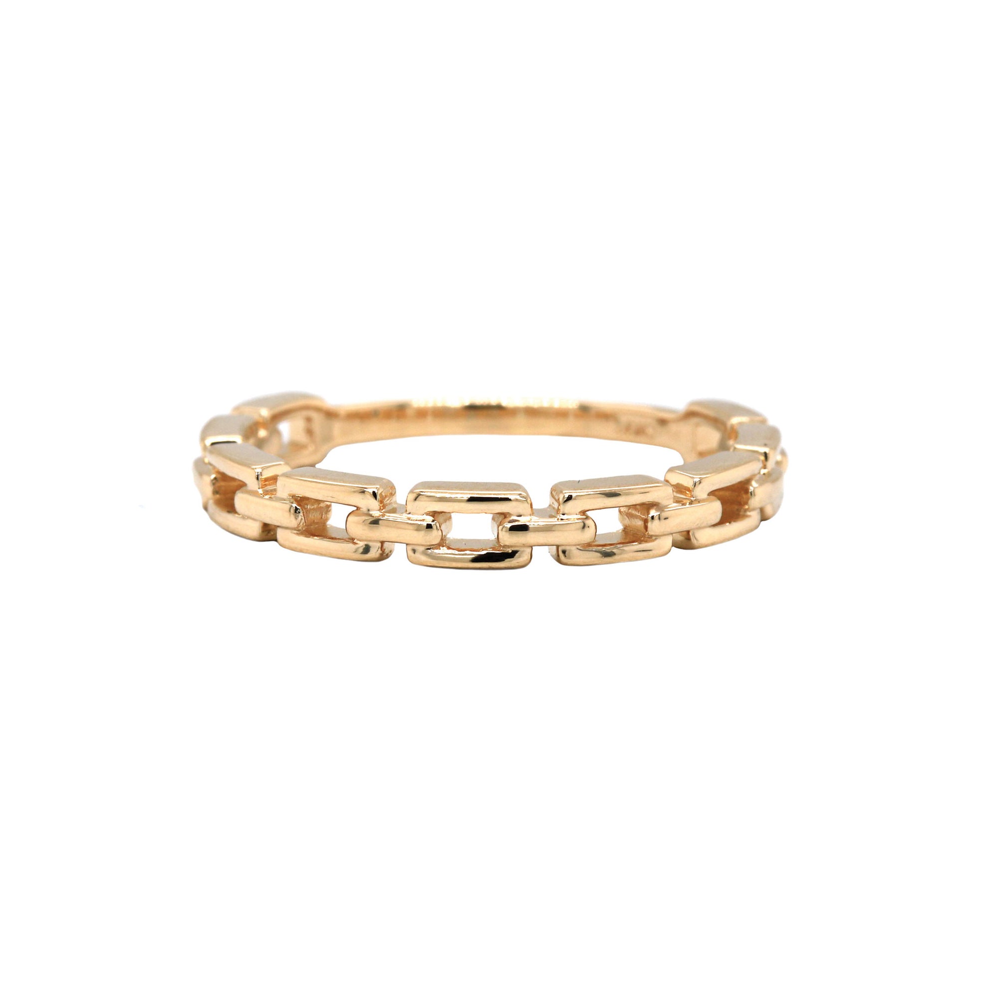 Chain Link 14K Yellow Gold Ring